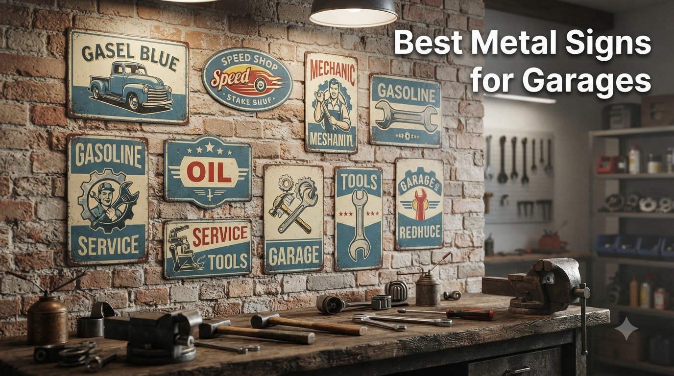 Best Metal Signs for Garages