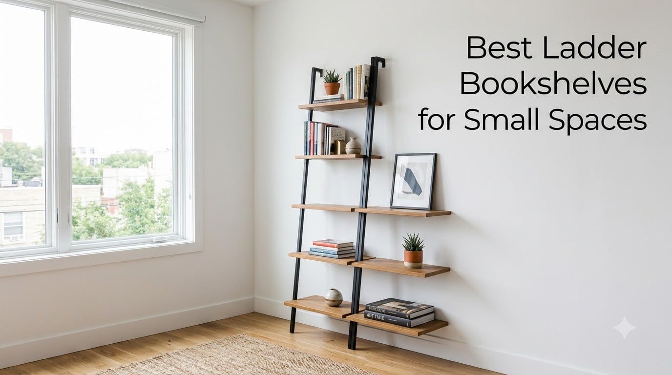 Best Ladder Bookshelves for Small Spaces