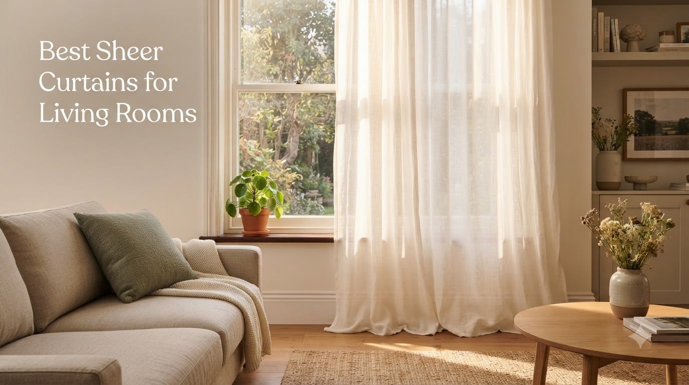 Best Sheer Curtains for Living Rooms