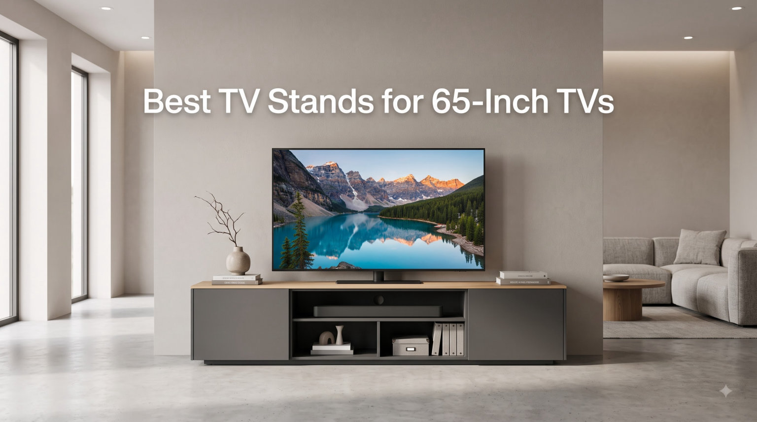 Best TV Stands for 65-Inch TVs