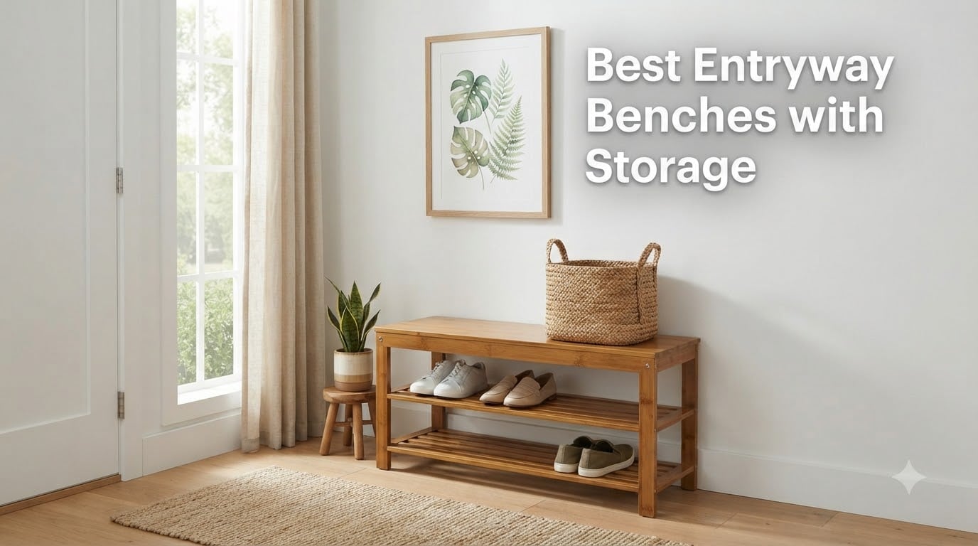 Best Entryway Benches with Storage