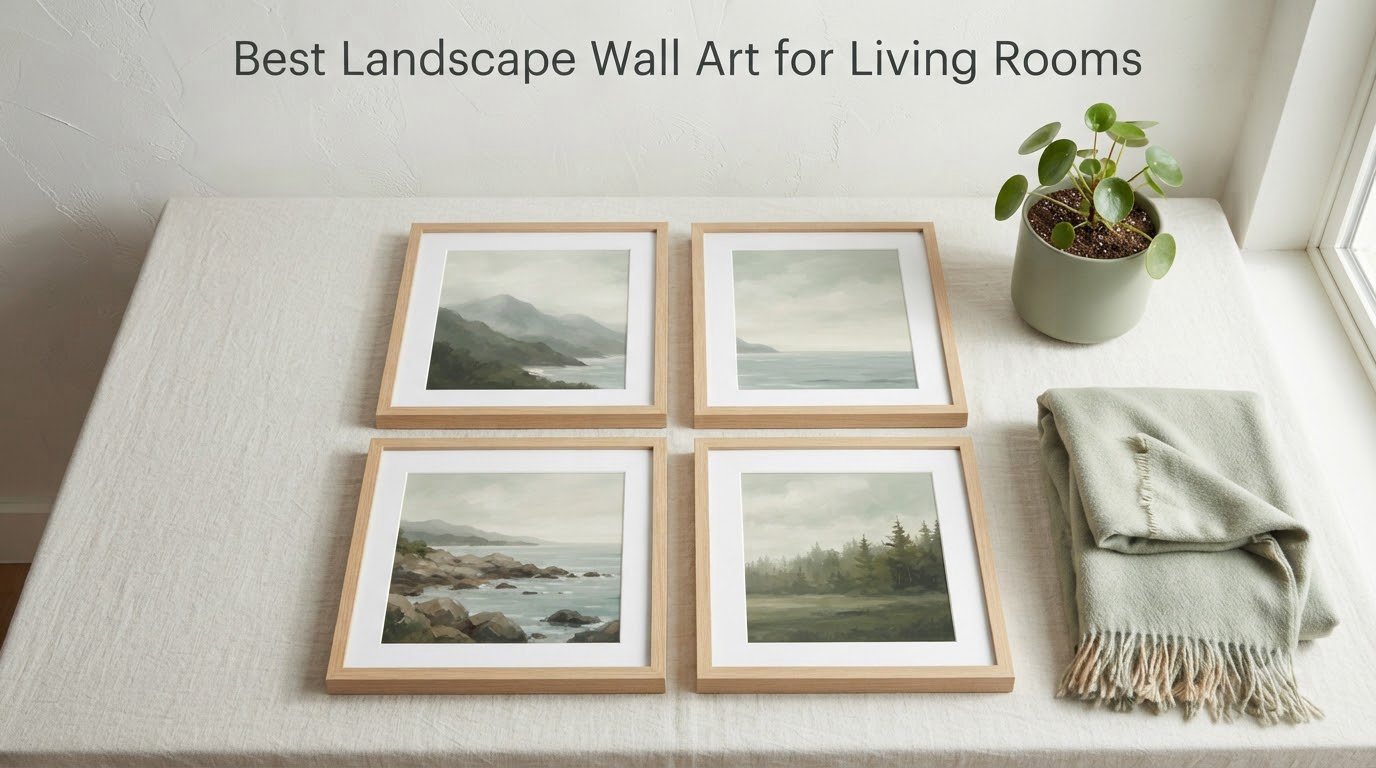 Best Landscape Wall Art for Living Rooms