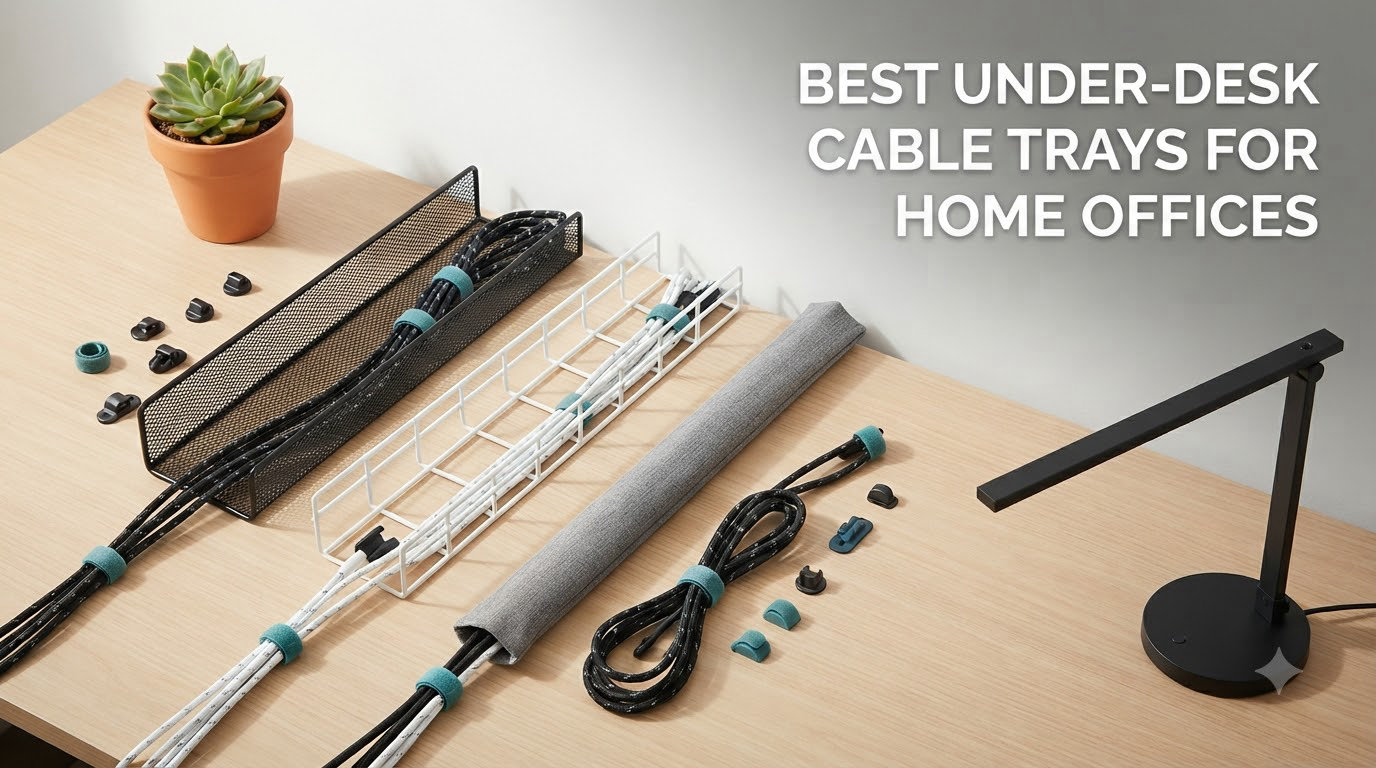 Best Under-Desk Cable Trays for Home Offices