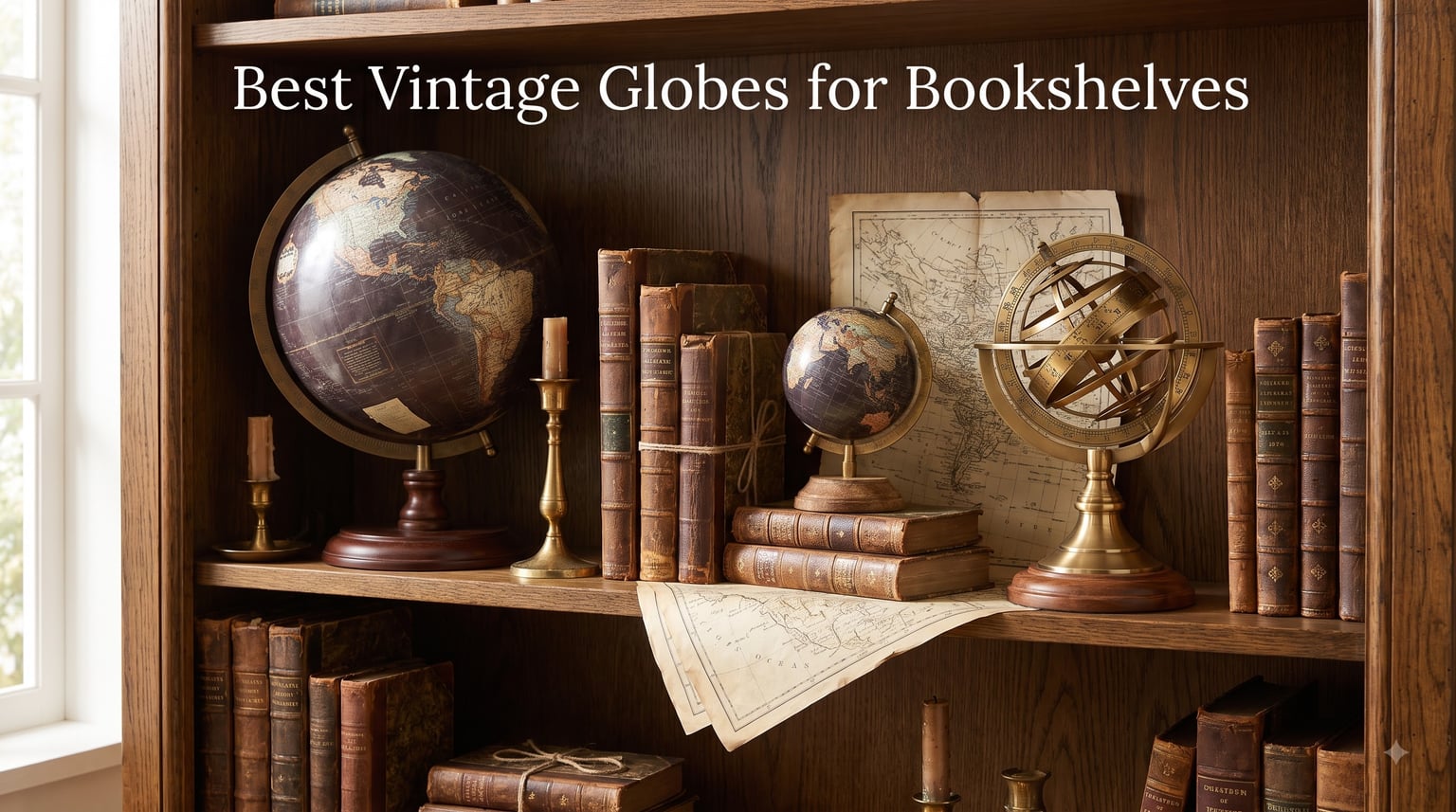 Best Vintage Globes for Bookshelves