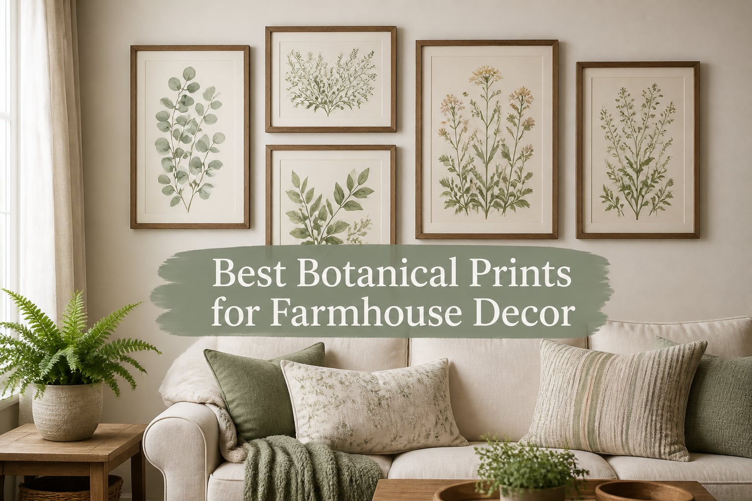 Best Botanical Prints for Farmhouse Decor