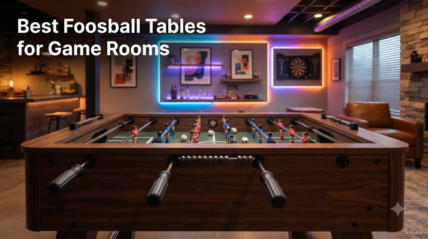 Best Foosball Tables for Game Rooms
