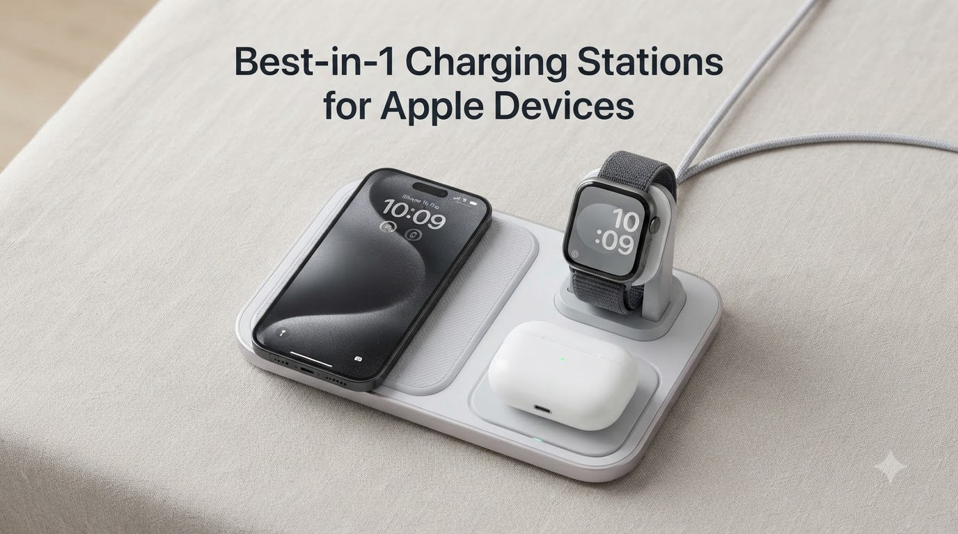 Best 3-in-1 Charging Stations for Apple Devices