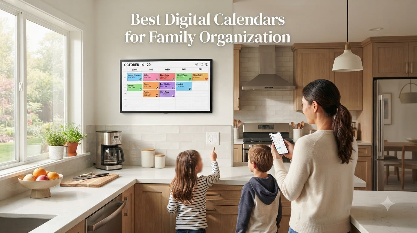 Best Digital Calendars for Family Organization