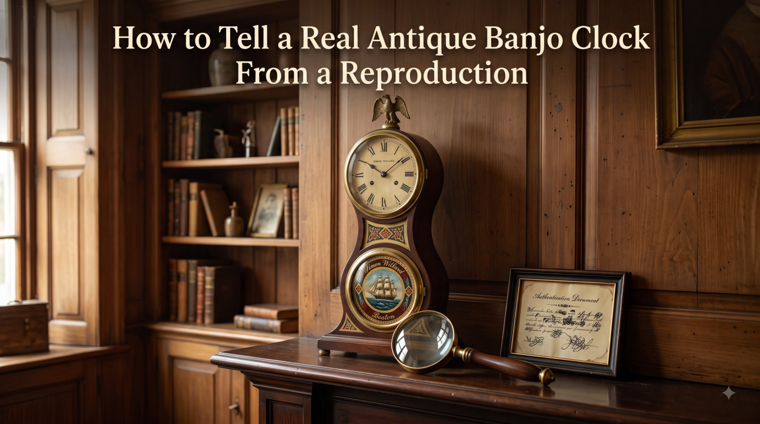 How to Tell a Real Antique Banjo Clock From a Reproduction