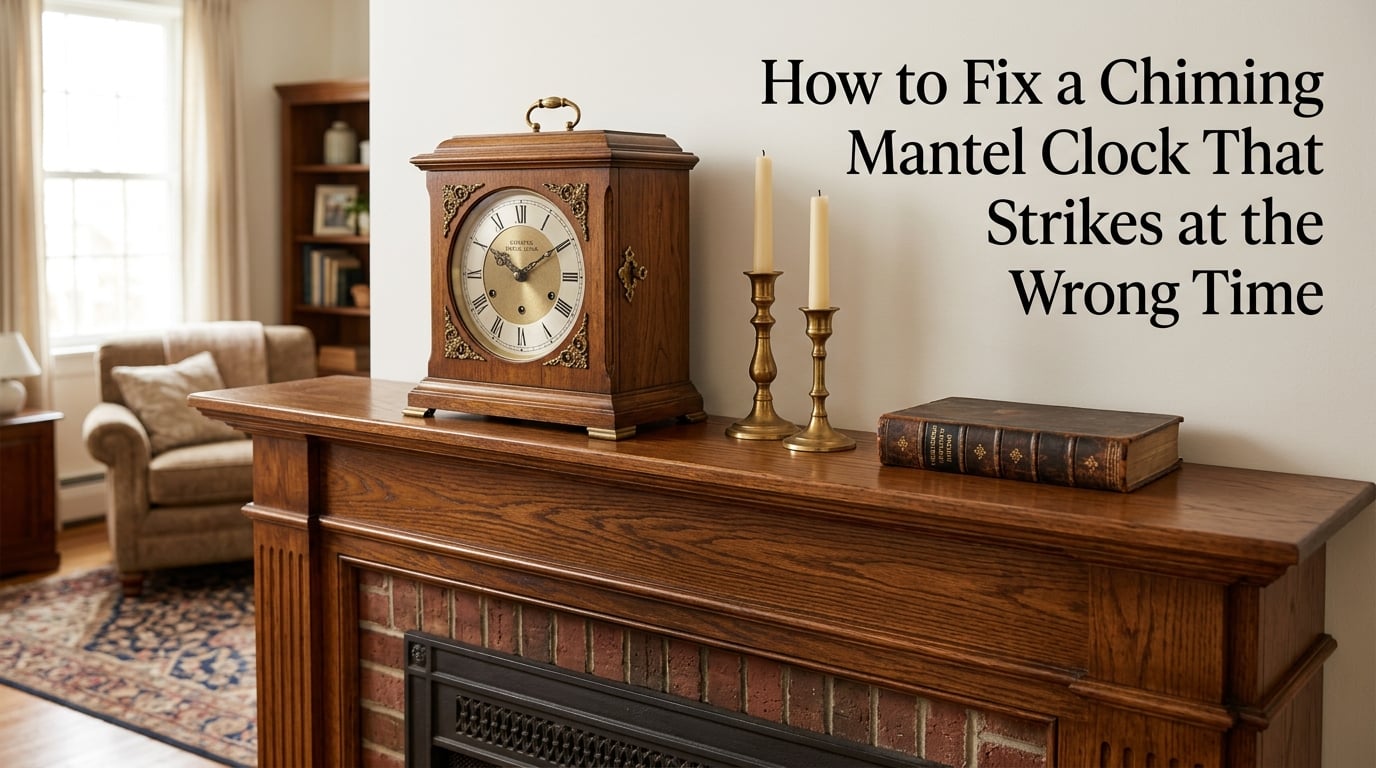 How to Fix a Chiming Mantel Clock That Strikes at the Wrong Time
