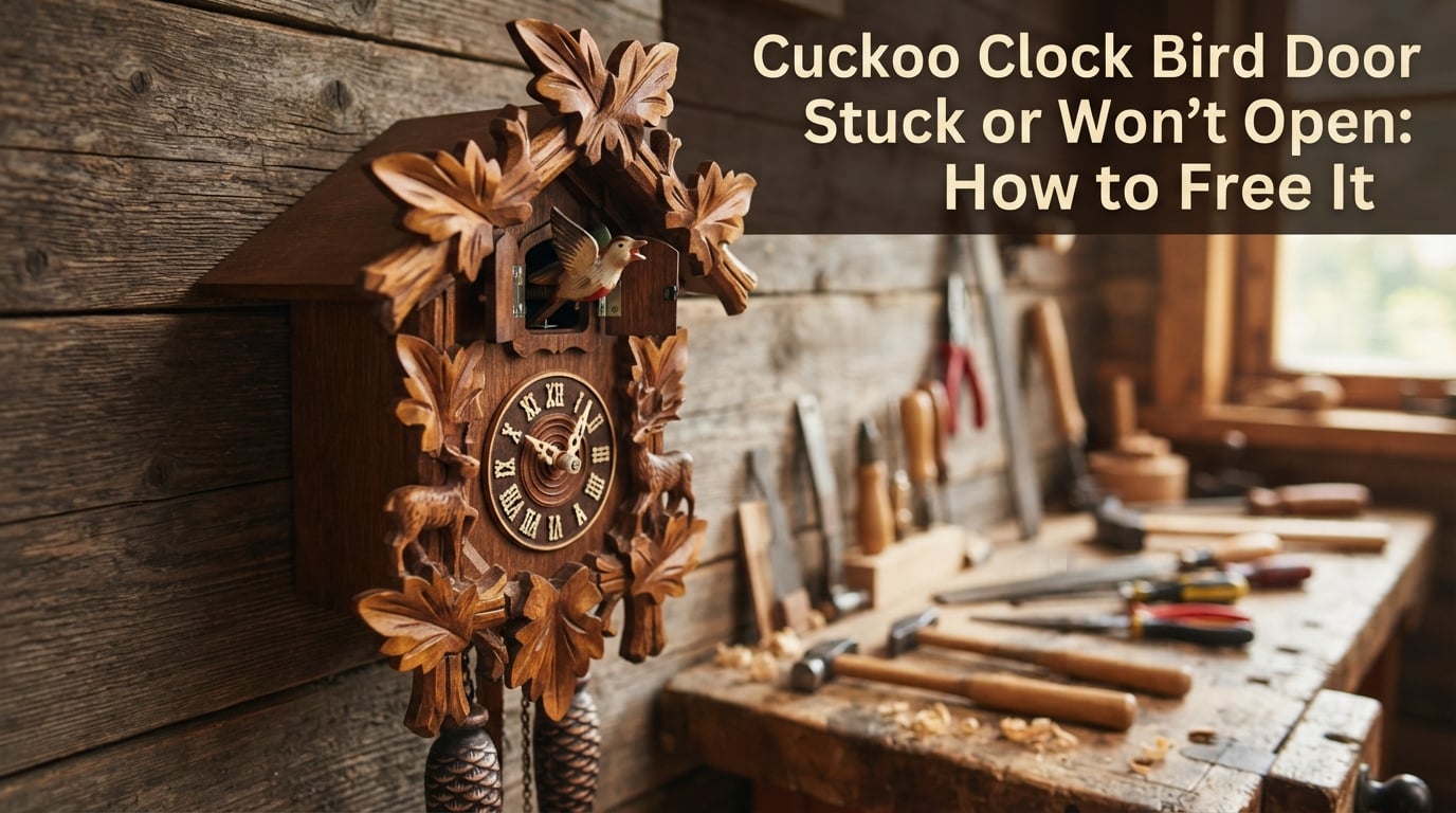 Cuckoo Clock Bird Door Stuck or Won't Open: How to Free It