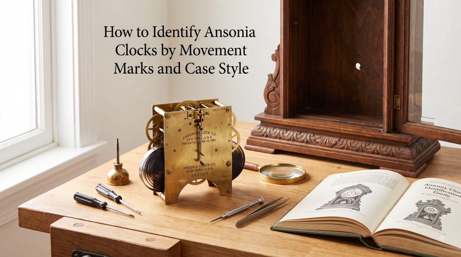 How to Identify Ansonia Clocks by Movement Marks and Case Style