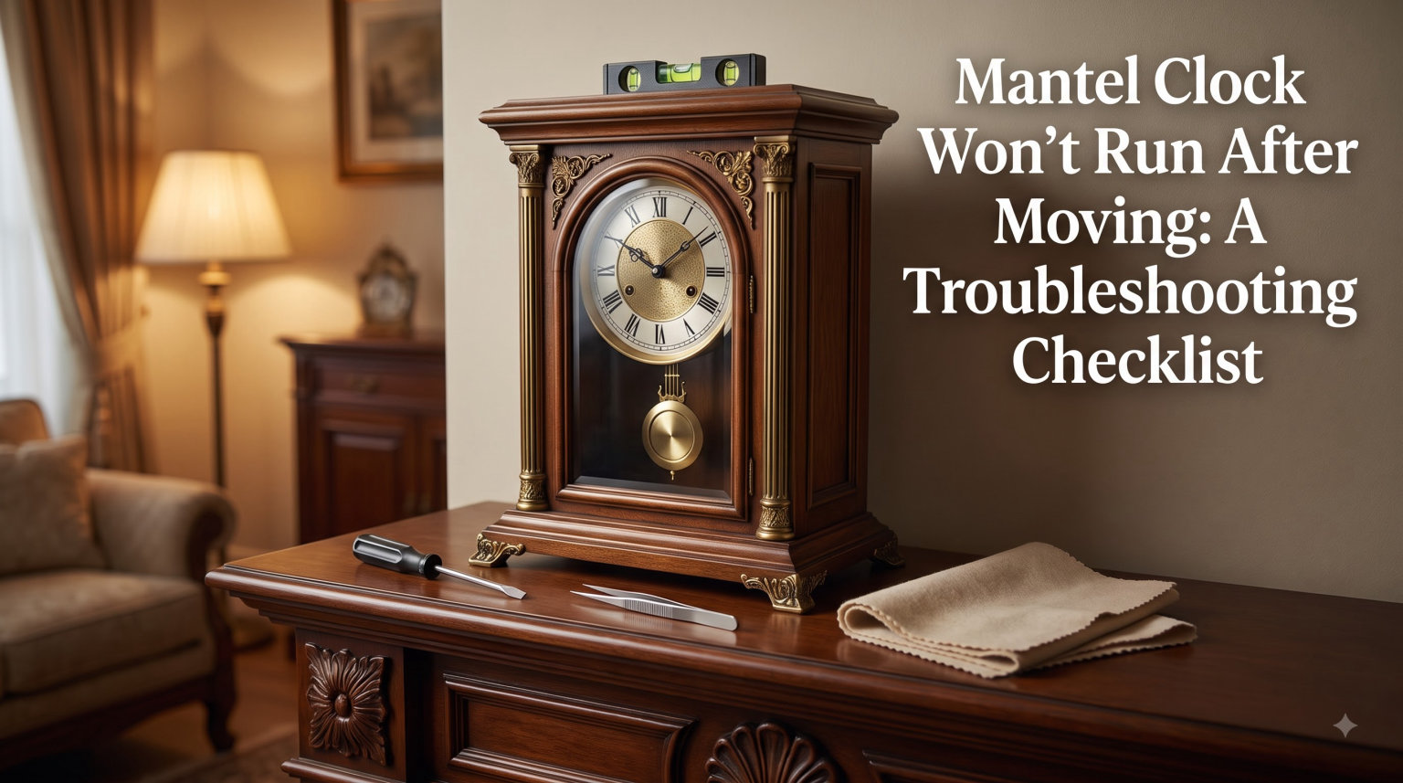 Mantel Clock Won't Run After Moving: A Troubleshooting Checklist