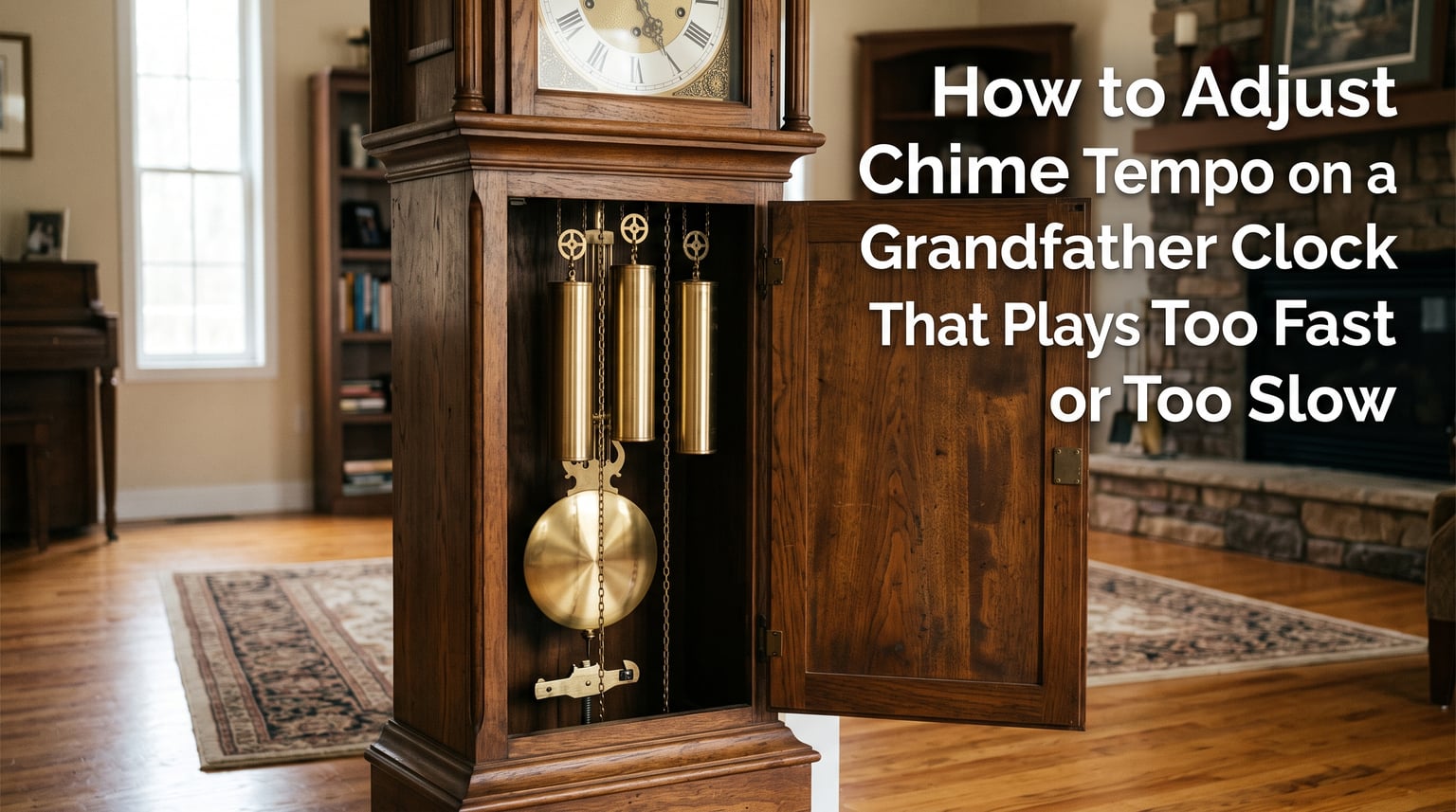 How to Adjust Chime Tempo on a Grandfather Clock That Plays Too Fast or Too Slow