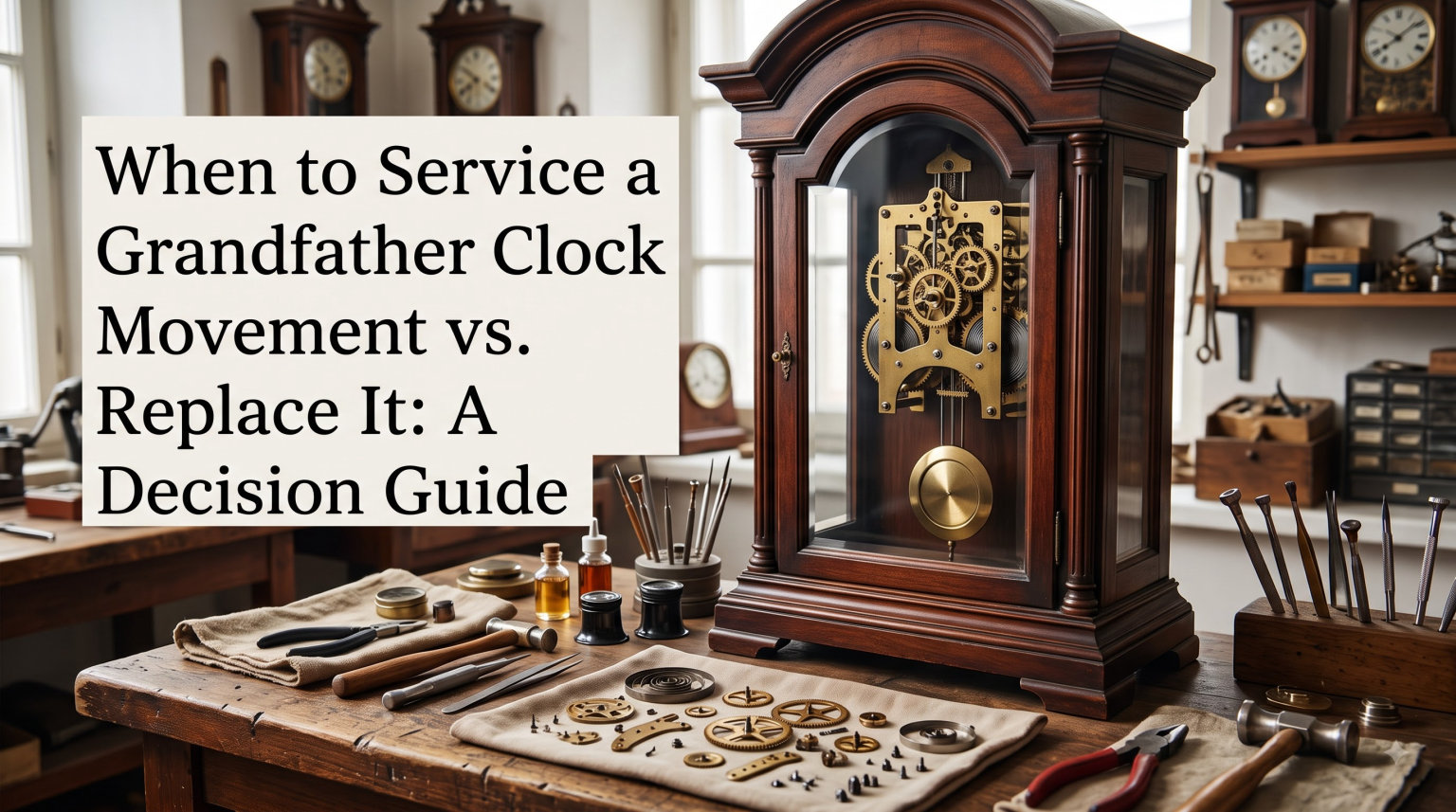 When to Service a Grandfather Clock Movement vs. Replace It: A Decision Guide