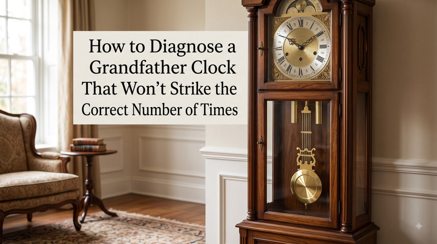 How to Diagnose a Grandfather Clock That Won't Strike the Correct Number of Times