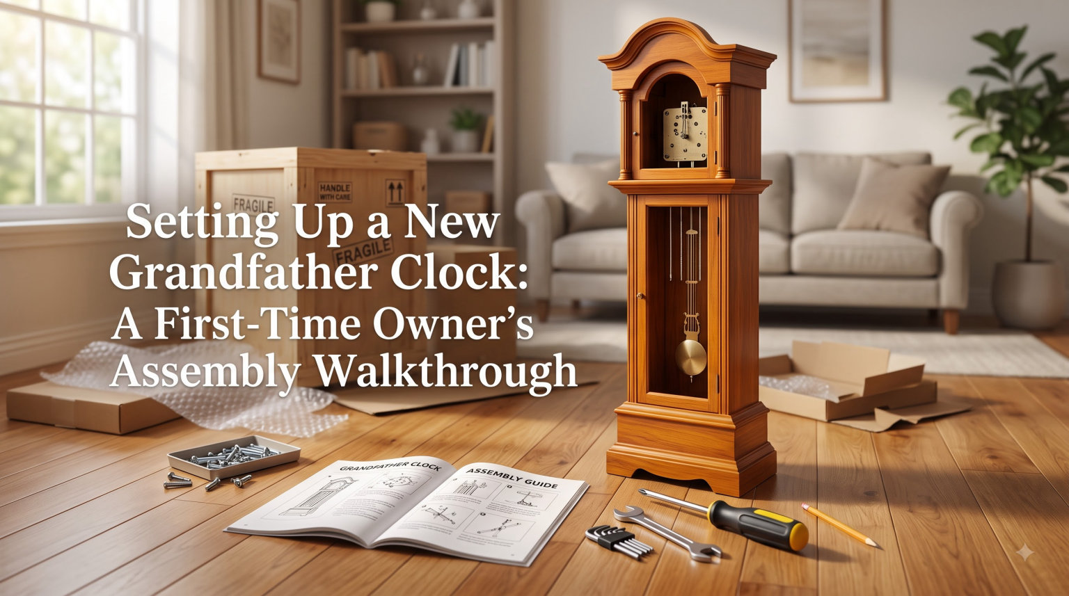 Setting Up a New Grandfather Clock: A First-Time Owner's Assembly Walkthrough