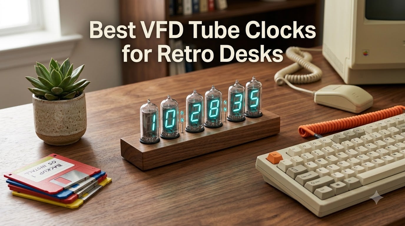 Best VFD Tube Clocks for Retro Desks