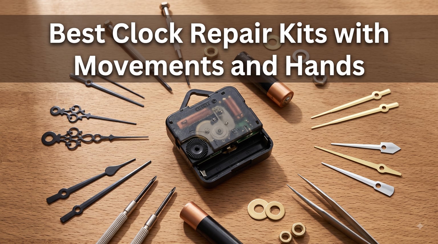 Best Clock Repair Kits with Movements and Hands