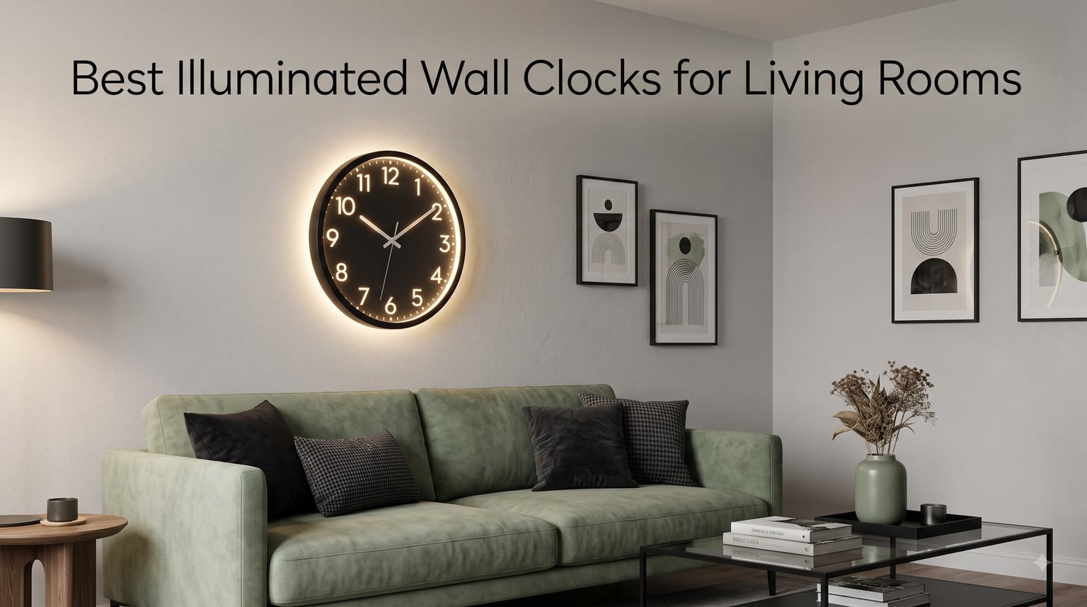Best Illuminated Wall Clocks for Living Rooms