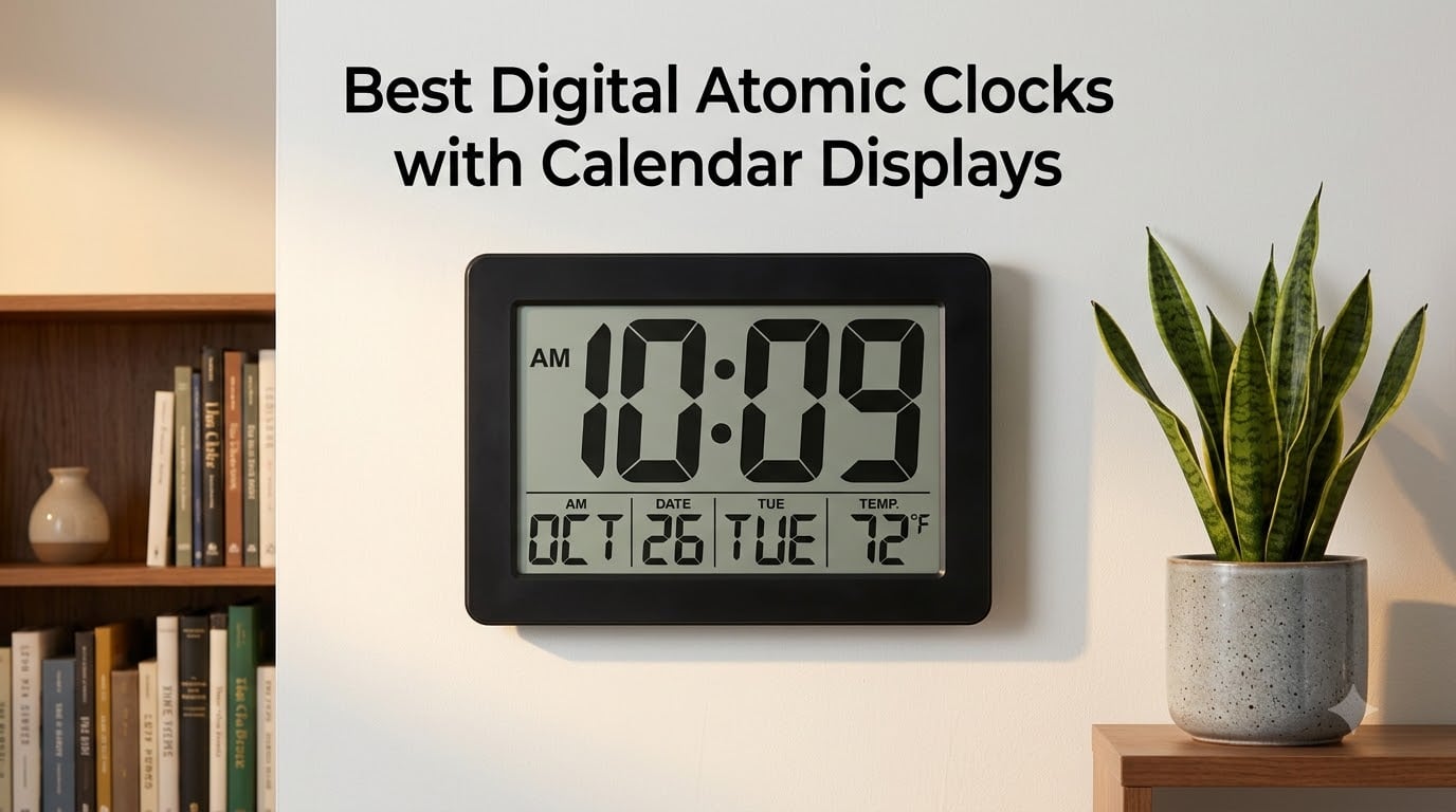 Best Digital Atomic Clocks with Calendar Displays