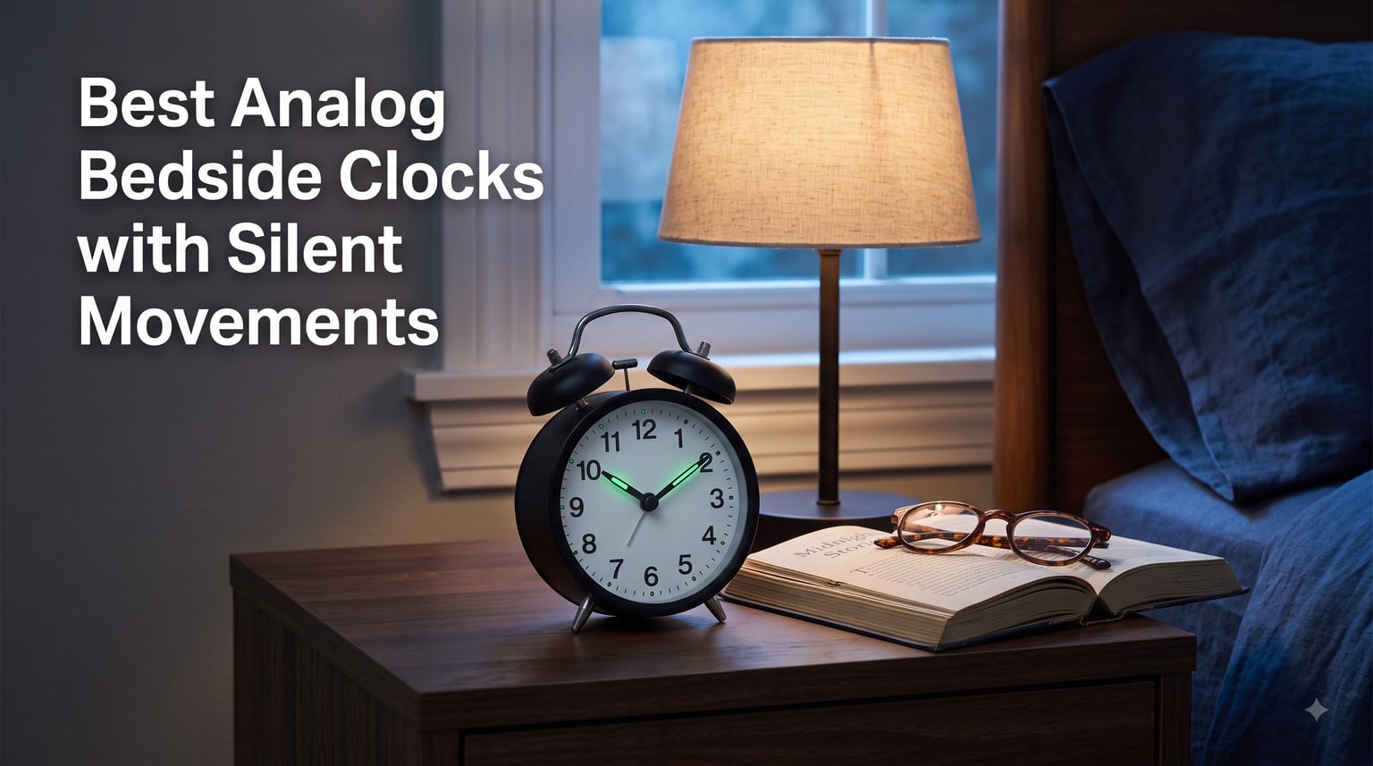 Best Analog Bedside Clocks with Silent Movements