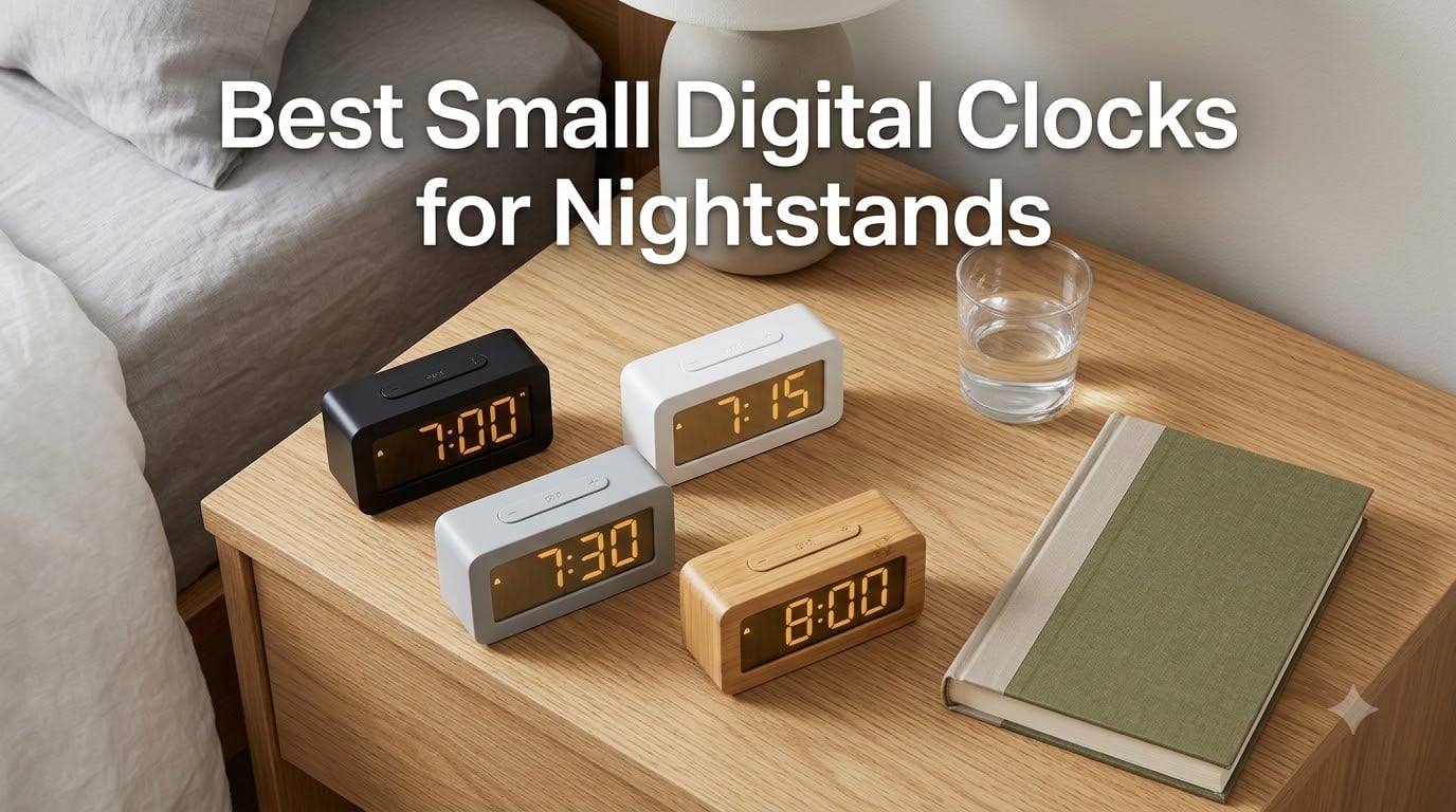 Best Small Digital Clocks for Nightstands
