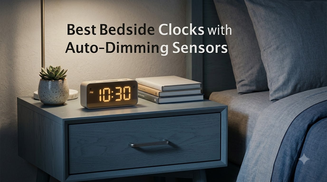 Best Bedside Clocks with Auto-Dimming Sensors