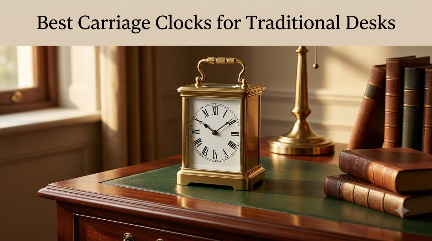 Best Carriage Clocks for Traditional Desks