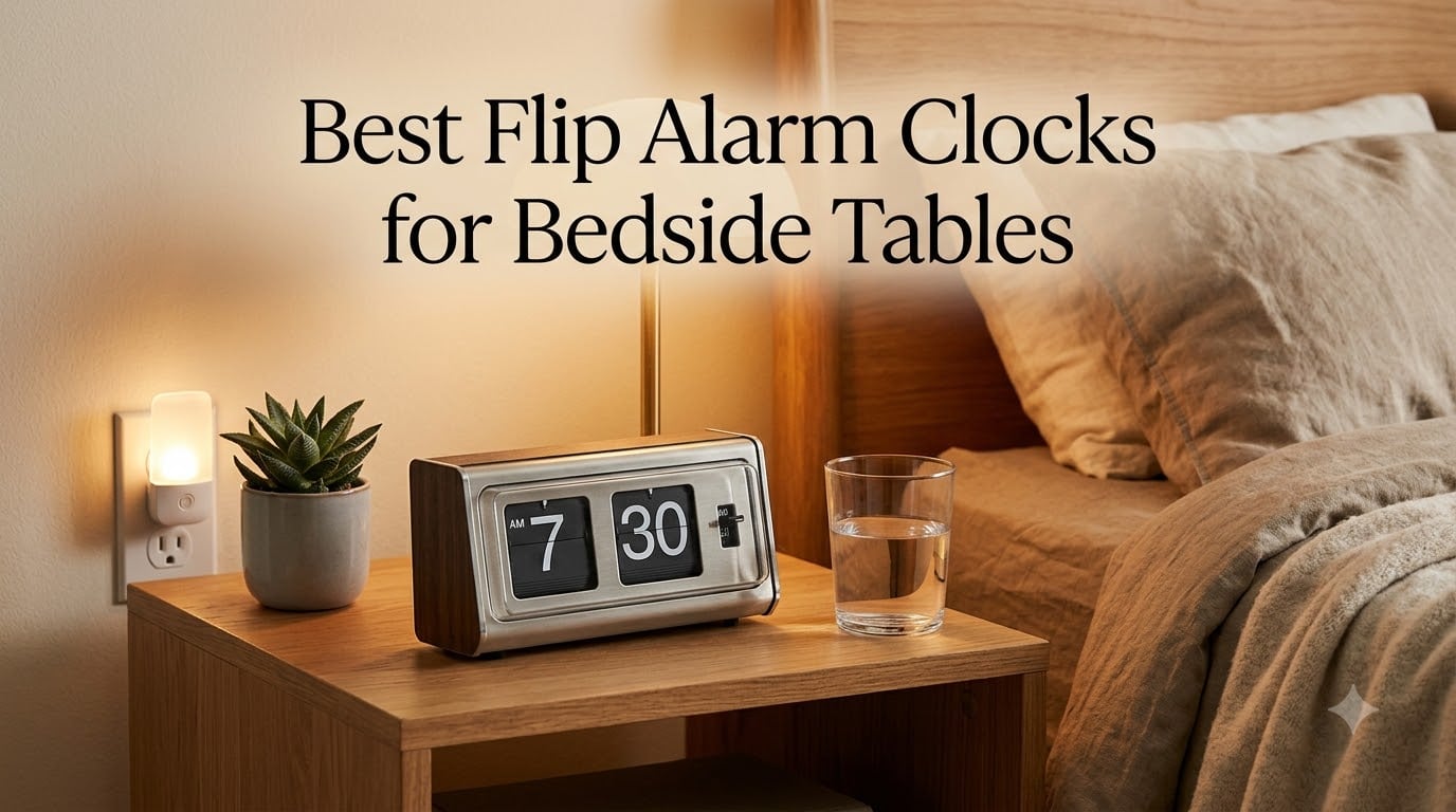 Best Flip Alarm Clocks for Bedside Tables