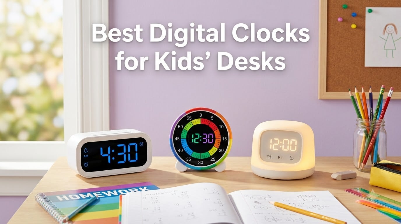 Best Digital Clocks for Kids Desks