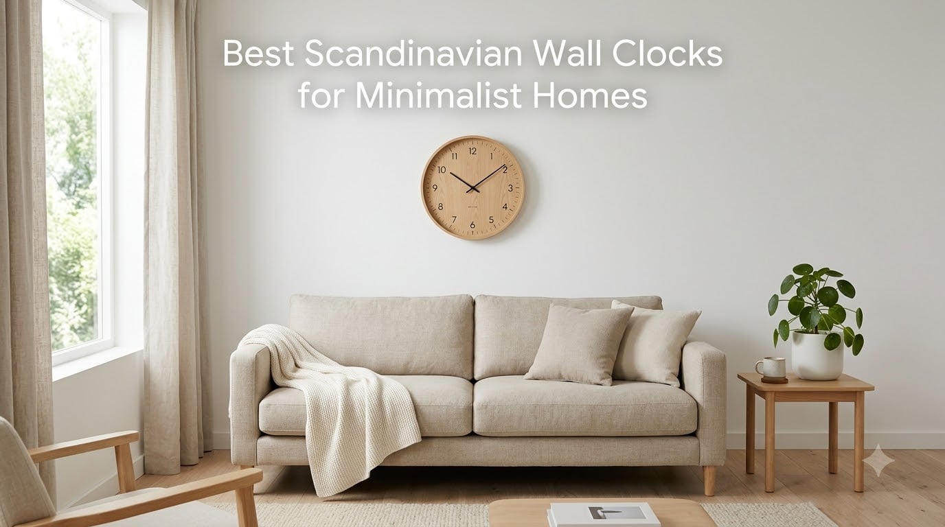 Best Scandinavian Wall Clocks for Minimalist Homes