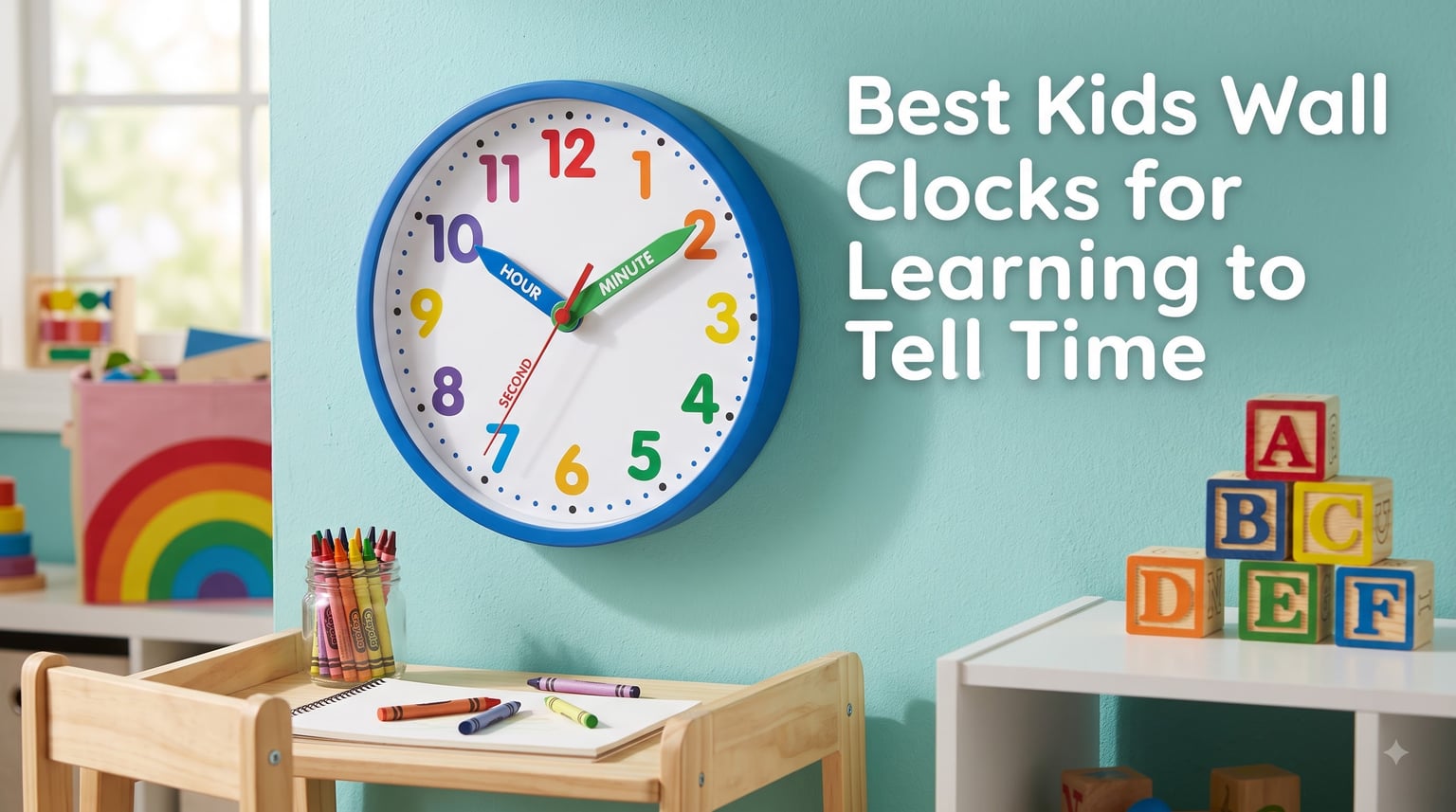 Best Kids Wall Clocks for Learning to Tell Time