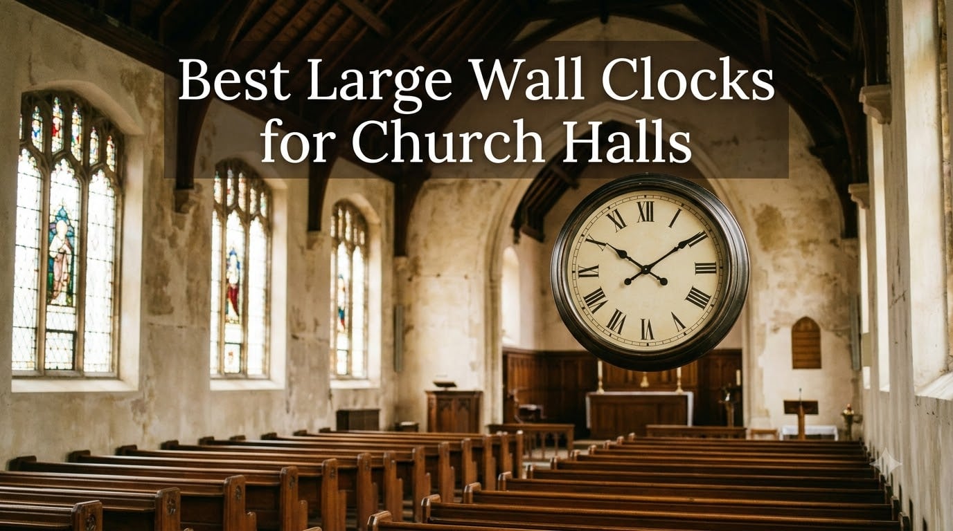 Best Large Wall Clocks for Church Halls