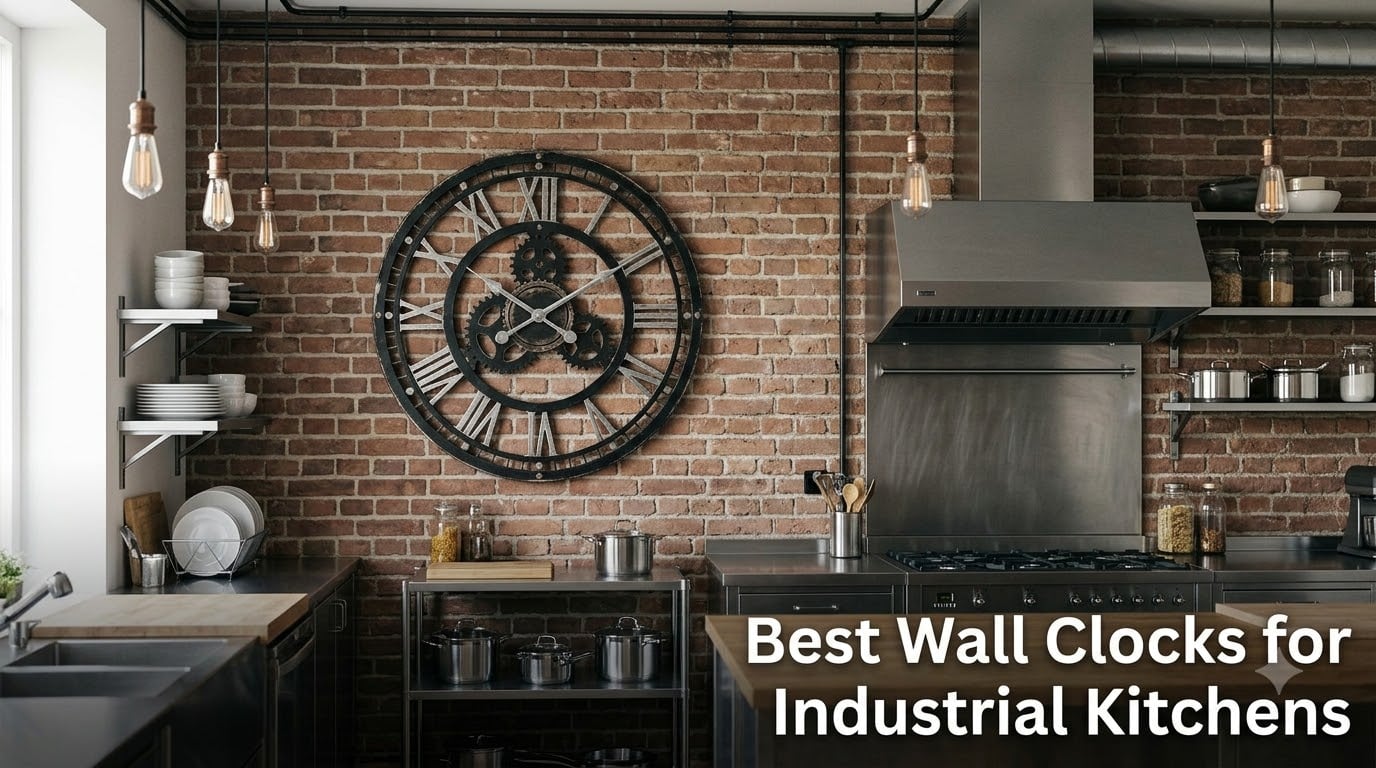 Best Wall Clocks for Industrial Kitchens