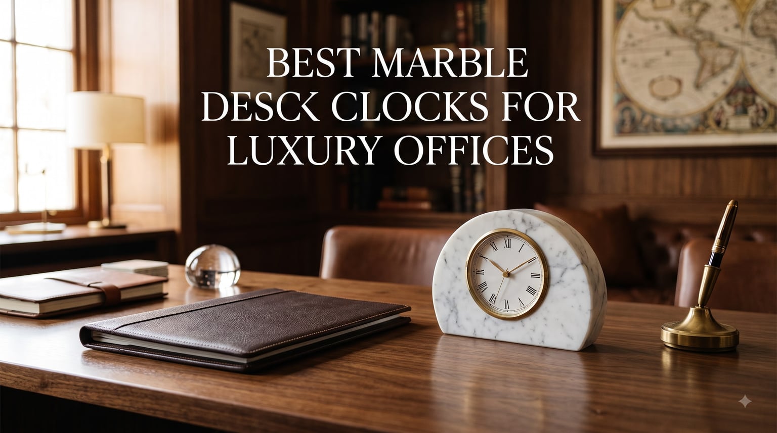 Best Marble Desk Clocks for Luxury Offices