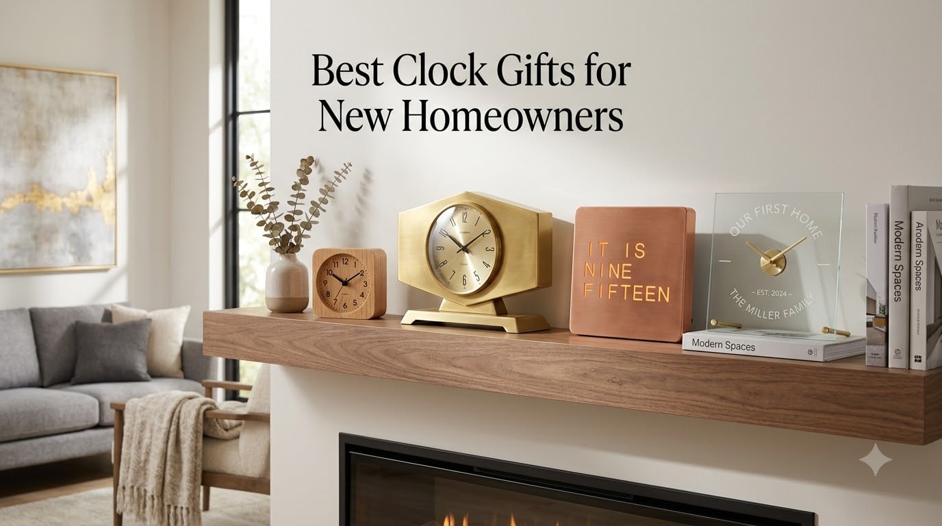 Best Clock Gifts for New Homeowners