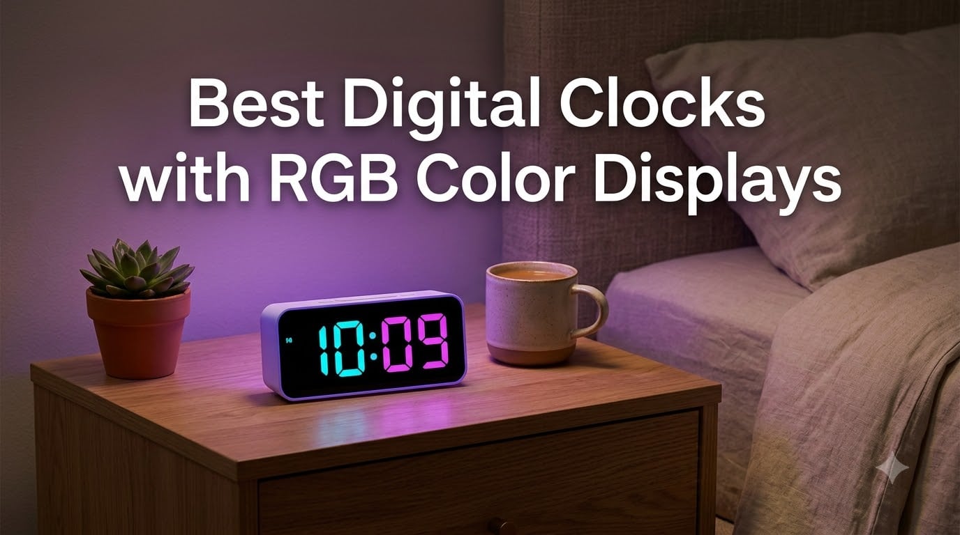 Best Digital Clocks with RGB Color Displays