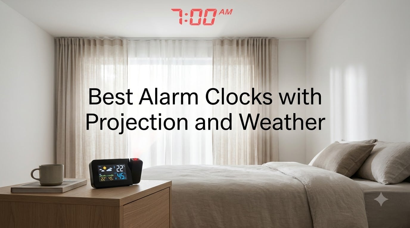 Best Alarm Clocks with Projection and Weather