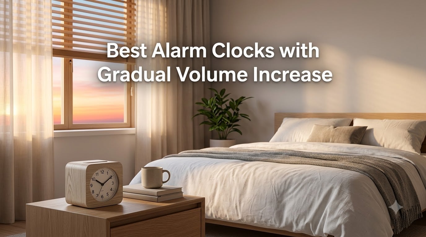 Best Alarm Clocks with Gradual Volume Increase