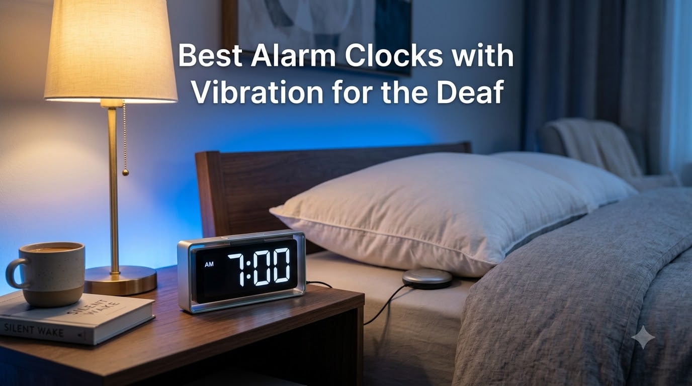 Best Alarm Clocks with Vibration for the Deaf
