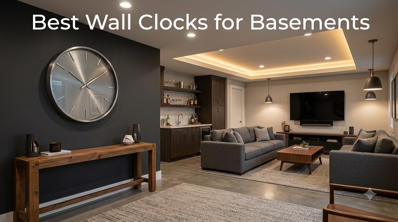 Best Wall Clocks for Basements