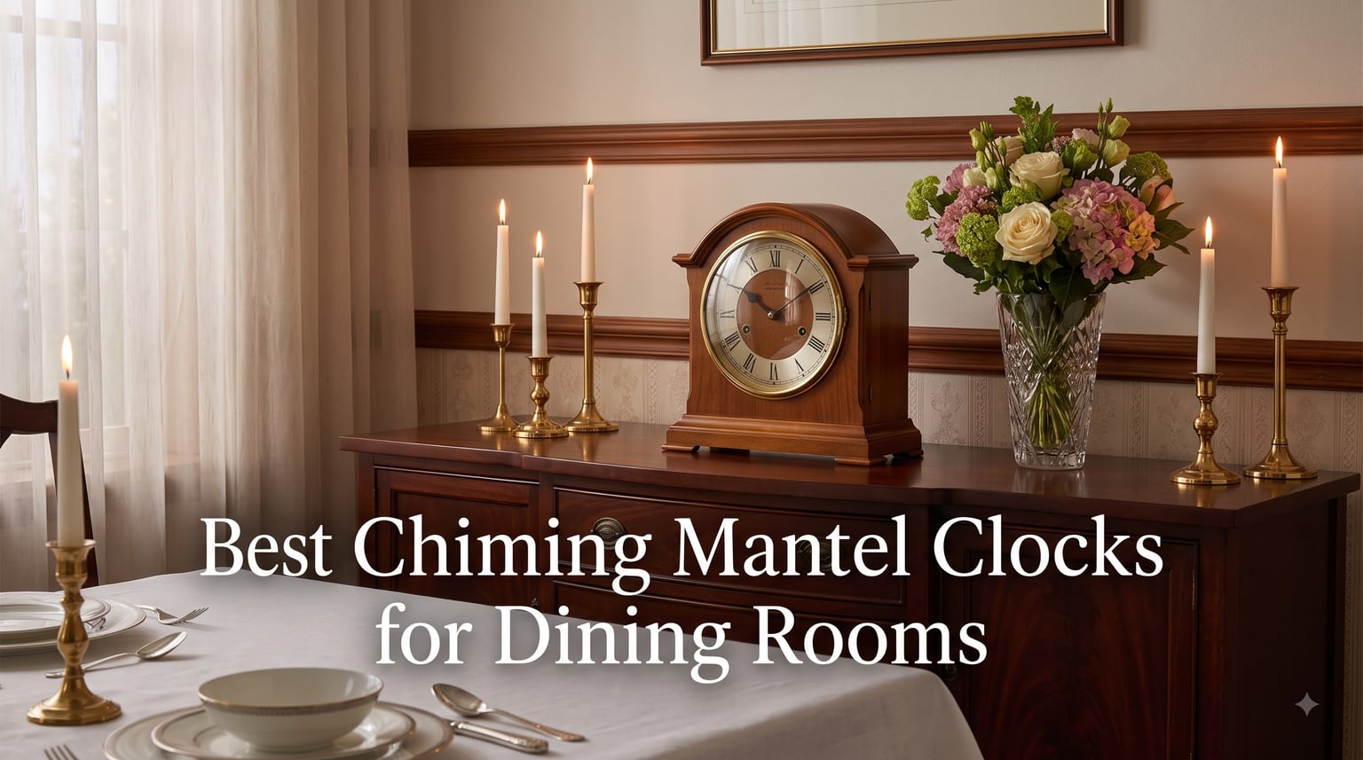 Best Chiming Mantel Clocks for Dining Rooms