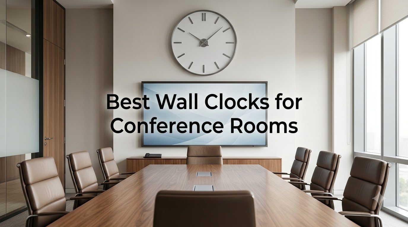 Best Wall Clocks for Conference Rooms