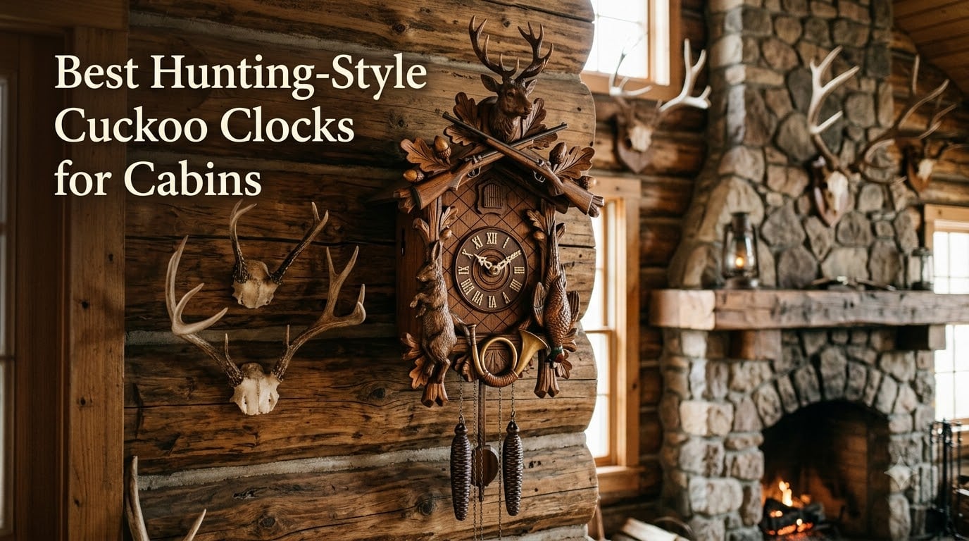 Best Hunting-Style Cuckoo Clocks for Cabins