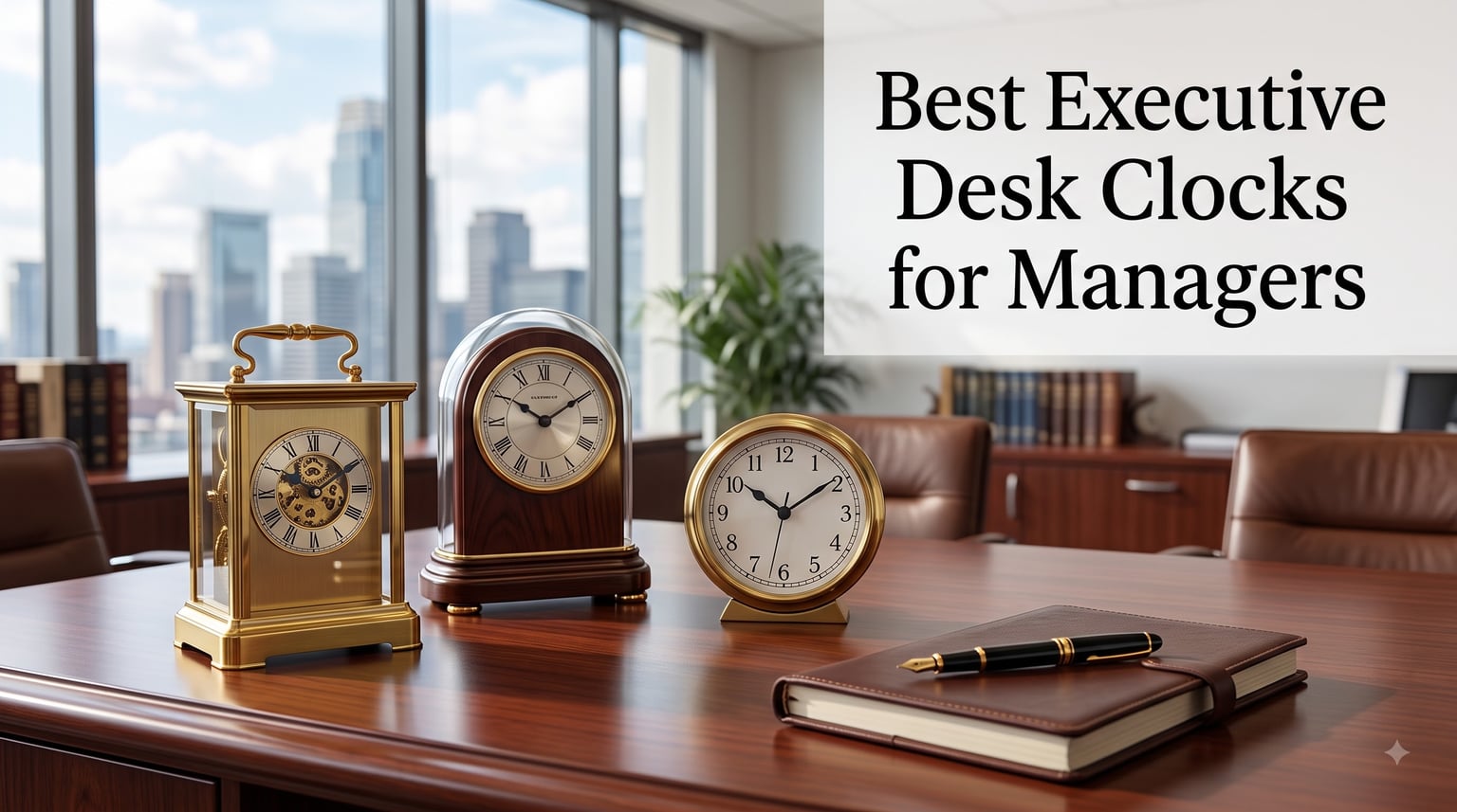 Best Executive Desk Clocks for Managers