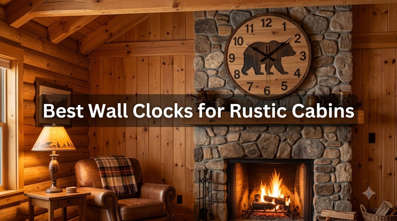 Best Wall Clocks for Rustic Cabins