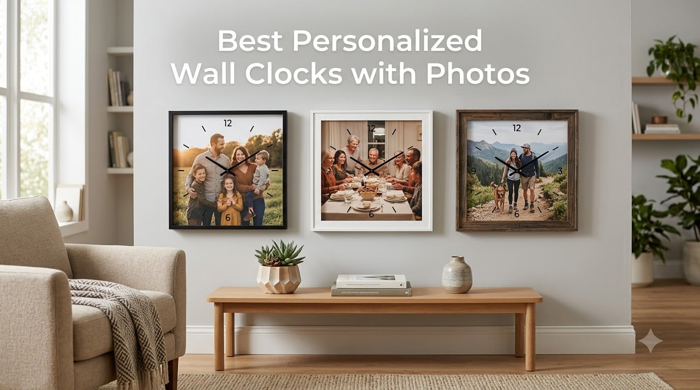 Best Personalized Wall Clocks with Photos