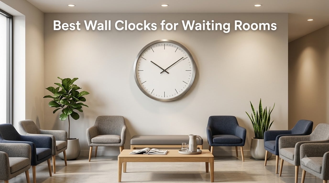 Best Wall Clocks for Waiting Rooms