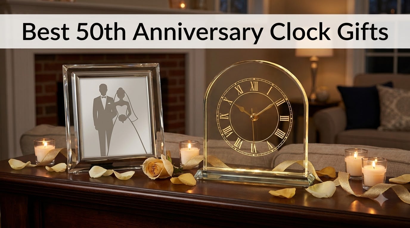 Best 50th Anniversary Clock Gifts